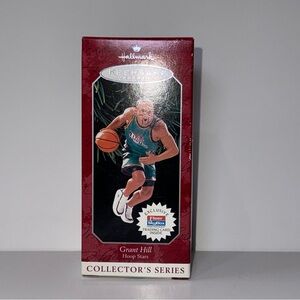Hallmark 1998 Grant Hill Detroit Pistons NBA Keepsake Ornament Brand New Openbox